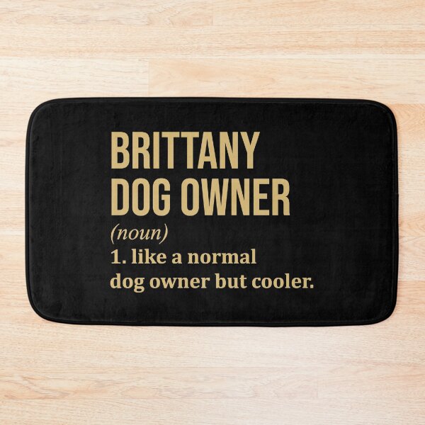 Item preview, Brittany Dog Owner Definition in Gold designed and sold by XCIV.