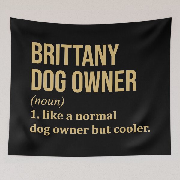 Item preview, Brittany Dog Owner Definition in Gold designed and sold by XCIV.
