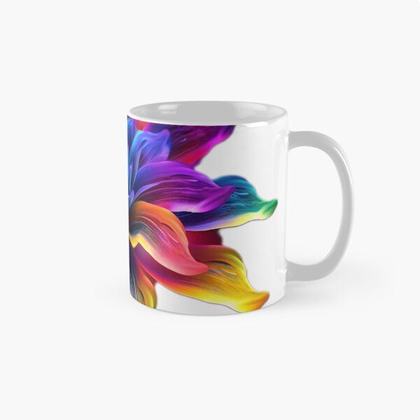 Item preview, "Multicolored Neon Floral Burst - Exquisite Details" designed and sold by Art-Vortex-fr.
