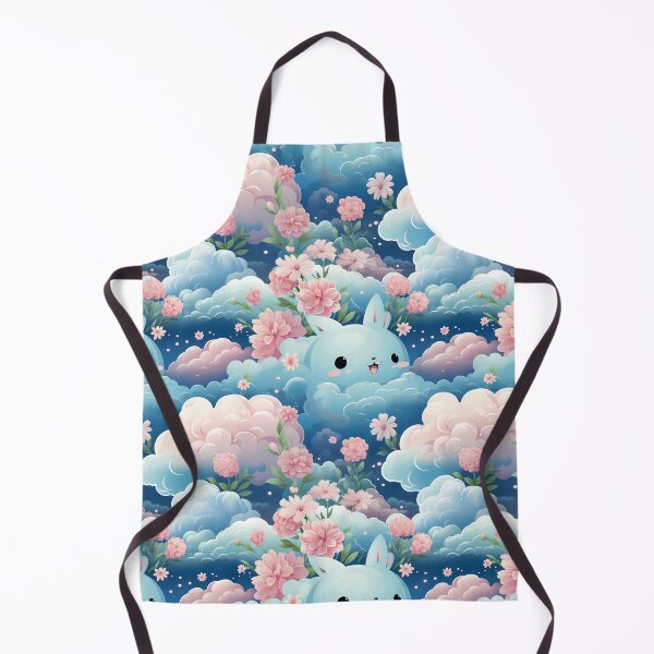 Item preview, kawaii Blue Bunny In The Sky designed and sold by SnowStudio2022.
