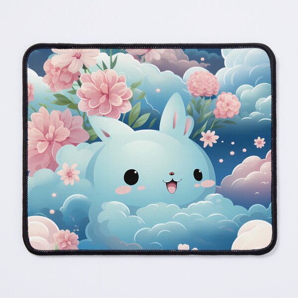 Item preview, kawaii Blue Bunny In The Sky designed and sold by SnowStudio2022.
