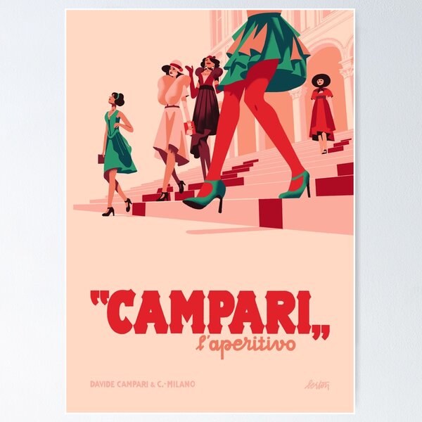 Item preview, vintage campari designed and sold by gwendolinspilip.