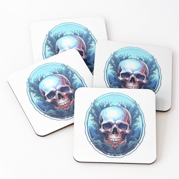 Item preview, Blue skull designed and sold by abmkf.