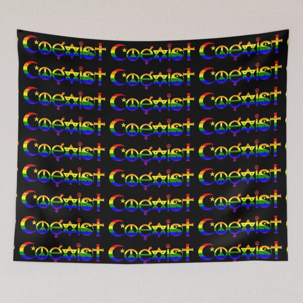 Item preview, Coexist Rainbow 2 designed and sold by litmusician.