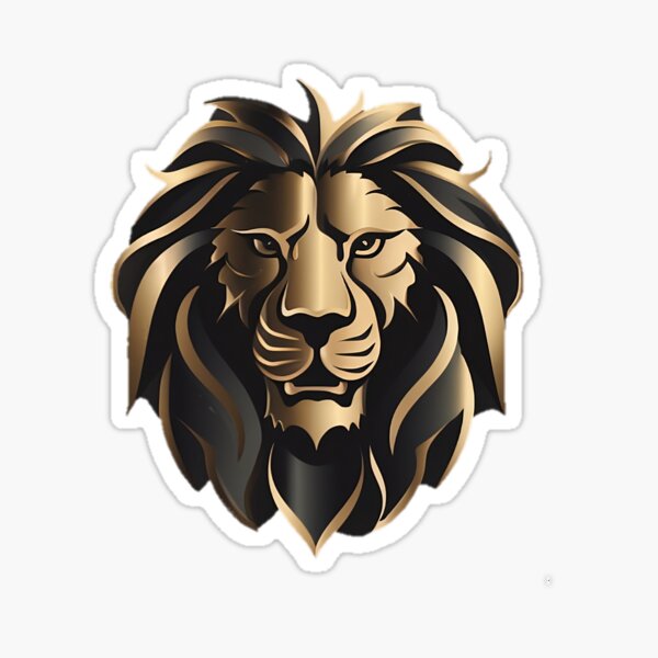 Gold Lion Logo Template Purple Background Stock Vector (Royalty Free)  1616089000 | Shutterstock