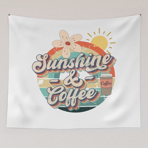 Item preview, Vintage Sunshine and Coffee designed and sold by HappyLifeCreate.