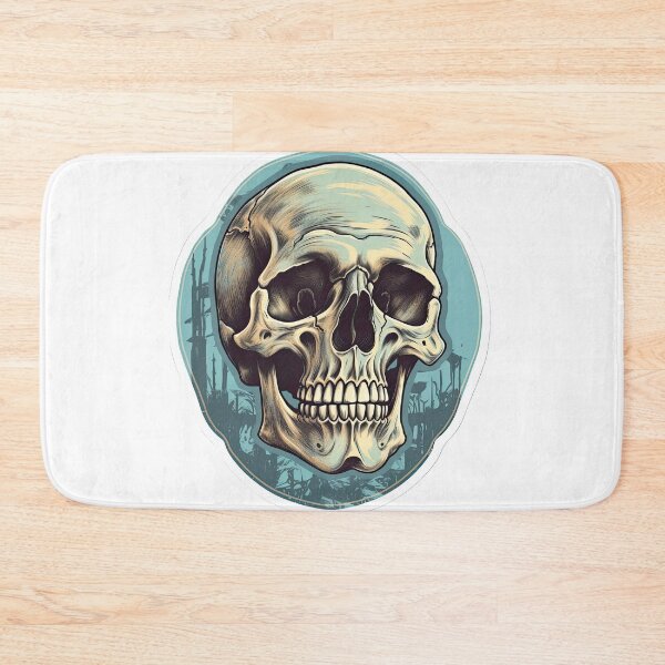 Item preview, Painted skull designed and sold by abmkf.