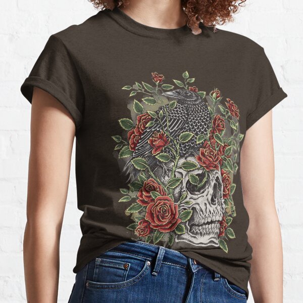 Floral Skull Classic T-Shirt