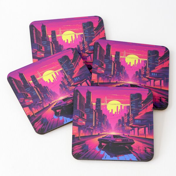 Item preview, Adventure in Retrowave Cityscapes designed and sold by julianfemale.