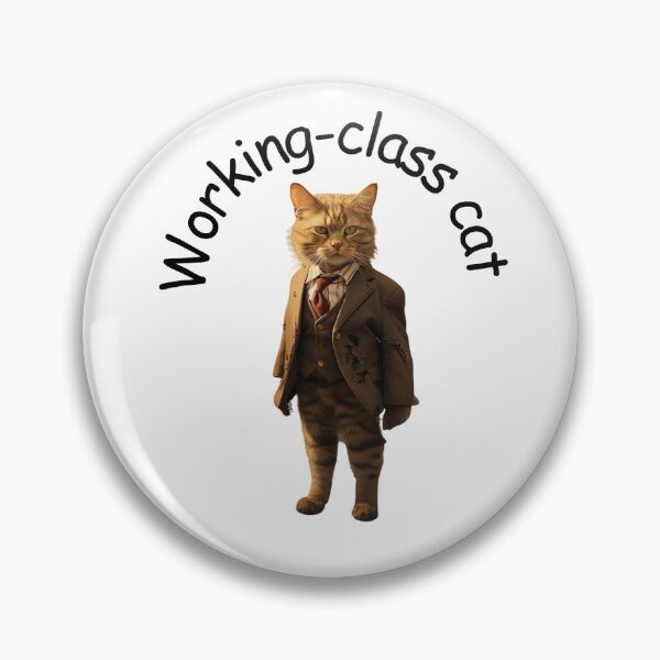 Item preview, Funny working class cat  designed and sold by Socool101.