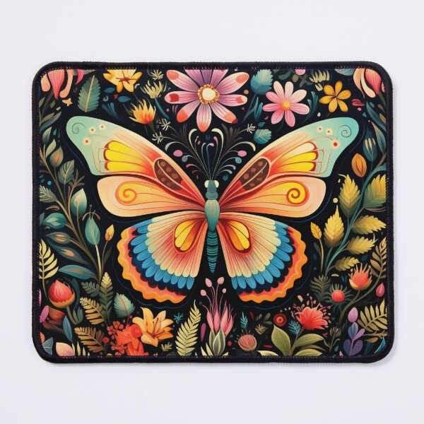 Item preview, Beautiful butterfly that attracts abundance, abstract folk art style designed and sold by SBD-Shop.