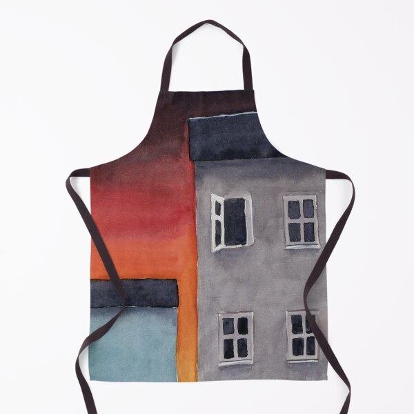 Item preview, Sunset over the City - Watercolor Painting designed and sold by Pattokarts.