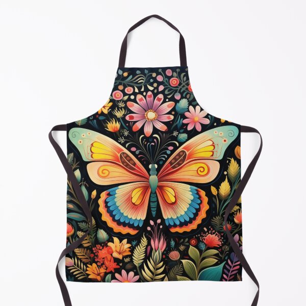 Item preview, Beautiful butterfly that attracts abundance, abstract folk art style designed and sold by SBD-Shop.