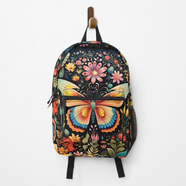 Item preview, Beautiful butterfly that attracts abundance, abstract folk art style designed and sold by SBD-Shop.