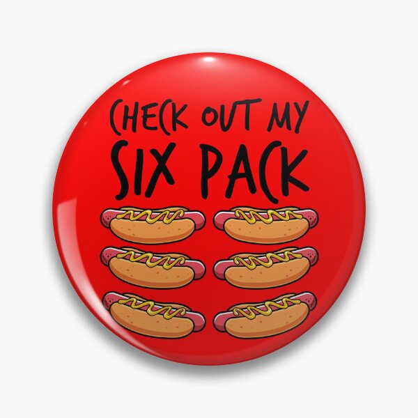 Item preview, Check Out My Six Pack Funny Hotdog Abs Hotdog 4th Of July Gear designed and sold by DynamicDesign.