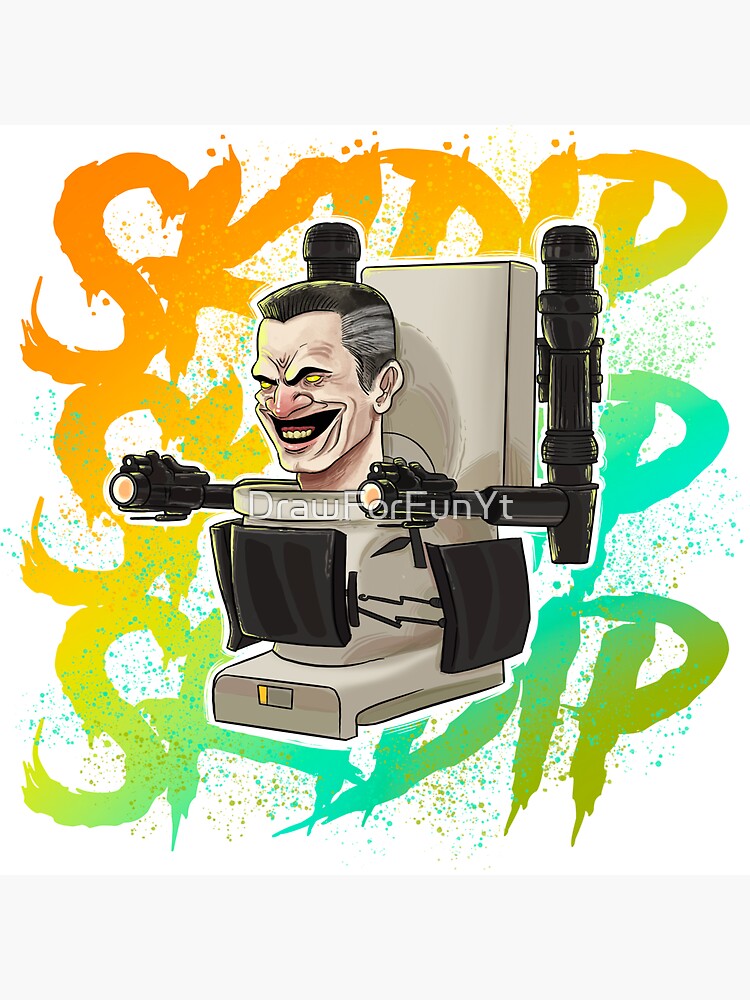 Skibidi Toilet Magnet for Sale by DrawForFunYt