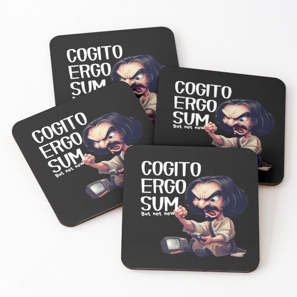 Item preview, Cogito ergo sum, but not now designed and sold by sombradelsabio.
