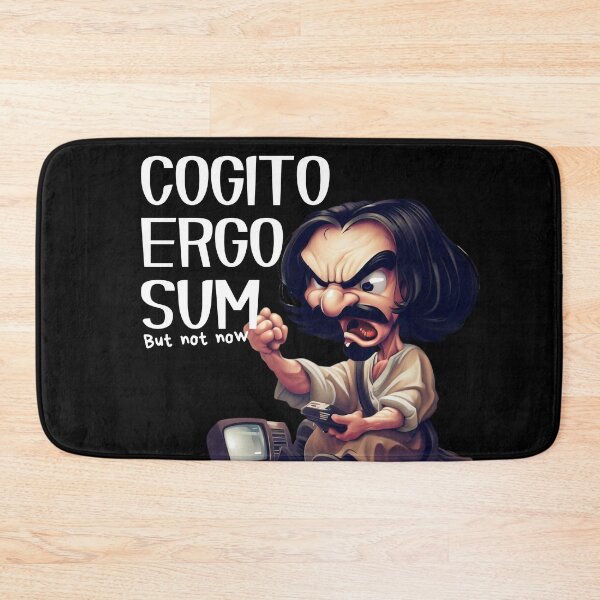 Item preview, Cogito ergo sum, but not now designed and sold by sombradelsabio.
