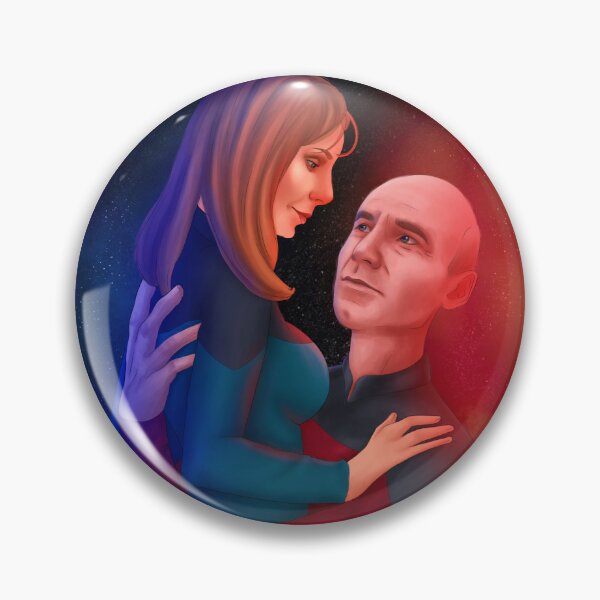 Item preview, Beverly and Jean-Luc Galaxy Painting designed and sold by alrightabigail.