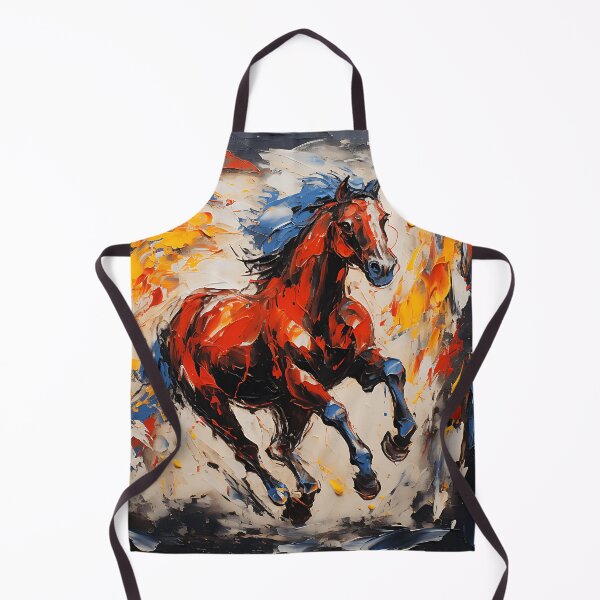 Item preview, Eternal Spirit - A Dynamic Horse Running in Vivid Expressionism designed and sold by vadimcarazan.
