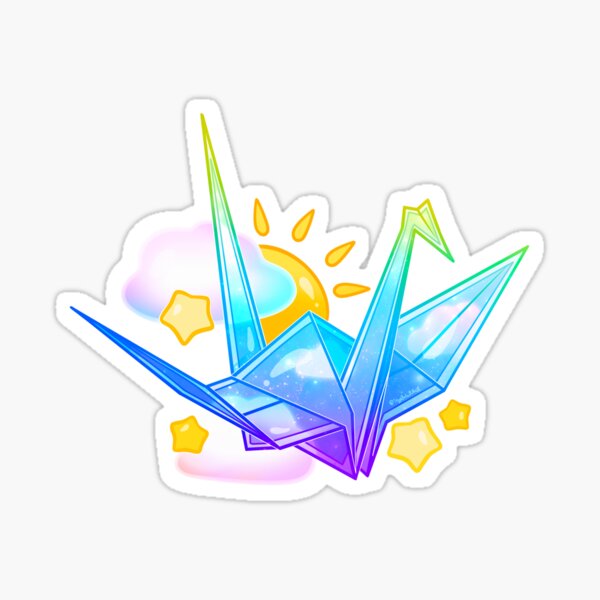 Item preview, Bright Sky Paper Crane designed and sold by heysoleilart.