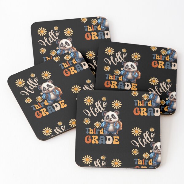 Item preview, Hello Third Grade  - Cute Panda Pupil, Teach Love Inspire, Back To School, Teacher Tee, Teacher Appreciation Tee, 1st day of school designed and sold by PupilLove.