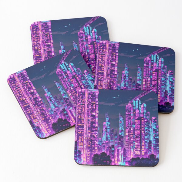 Item preview, Neon Light Modern City! designed and sold by seunghus.