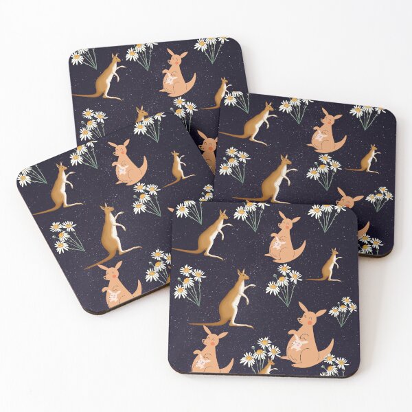Item preview, Kangaroo school mood designed and sold by Anahit Petrosyan Art Studio & Unique Print Designs for a Gift.
