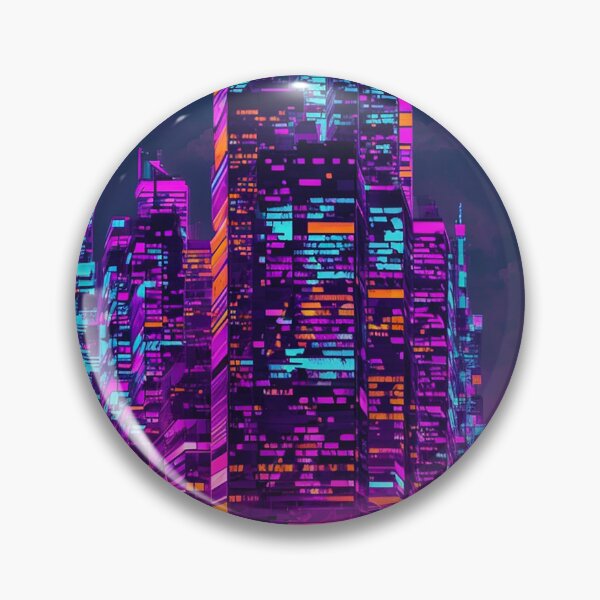 Item preview, Neon Light Modern City! designed and sold by seunghus.