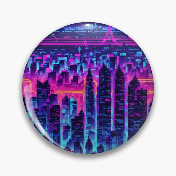 Item preview, Neon Light Modern City! designed and sold by seunghus.