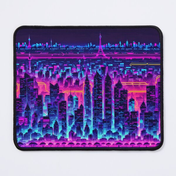 Item preview, Neon Light Modern City! designed and sold by seunghus.