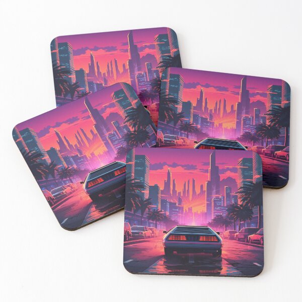 Item preview, the Futuristic Landscapes of Synthwave designed and sold by julianfemale.