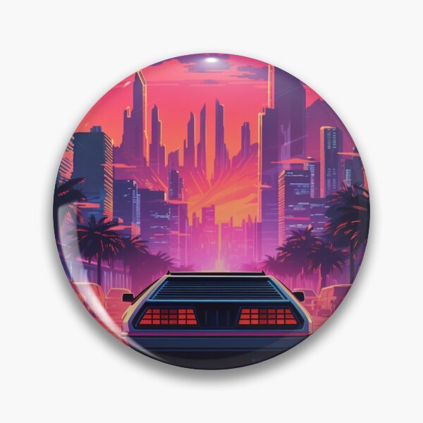 Item preview, the Futuristic Landscapes of Synthwave designed and sold by julianfemale.
