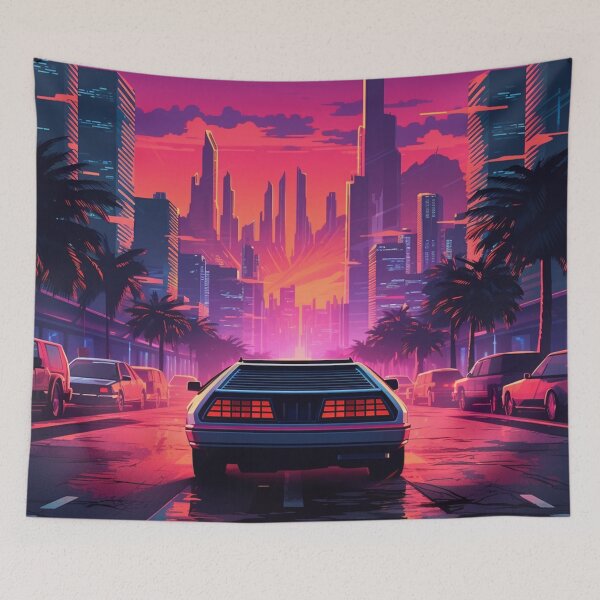 Item preview, the Futuristic Landscapes of Synthwave designed and sold by julianfemale.