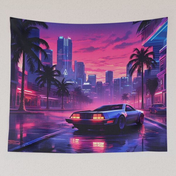 Item preview, The Synthwave Vibe of Retrowave designed and sold by julianfemale.