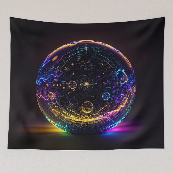 Item preview, Neon Light Floating Sphere! designed and sold by seunghus.