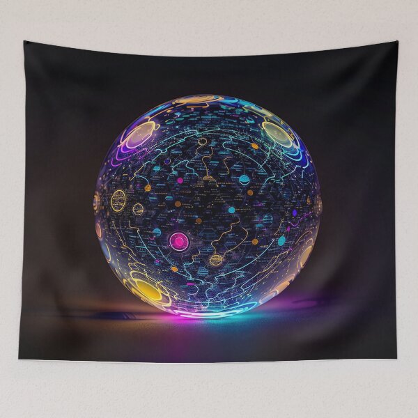 Item preview, Neon Light Floating Sphere! designed and sold by seunghus.