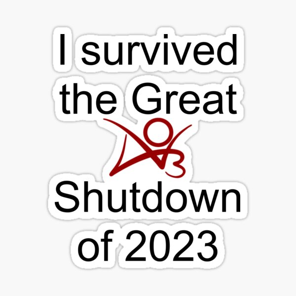 Item preview, I survived the great ao3 shutdown of 2023 designed and sold by Soph's Studio.