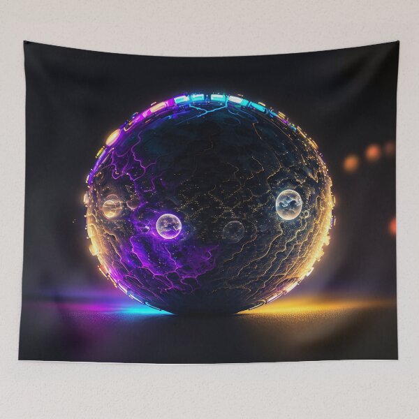 Item preview, Neon Light Floating Sphere! designed and sold by seunghus.