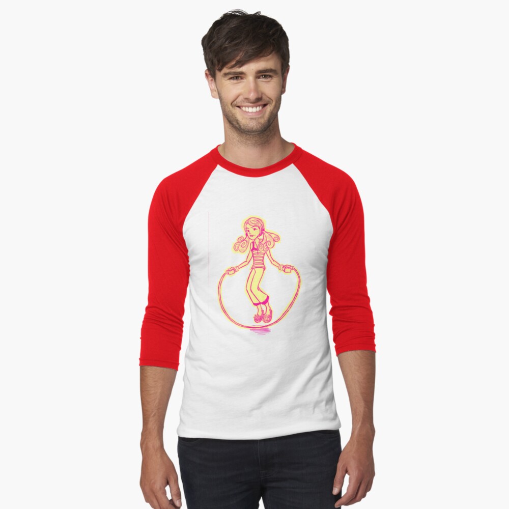 Item preview, Baseball ¾ Sleeve T-Shirt designed and sold by cgsketchbook.