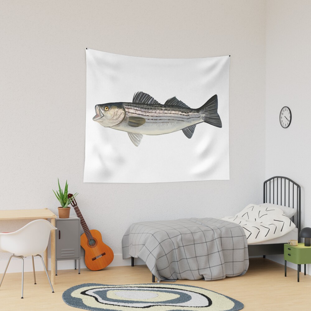 Striper Hunter, Striped Bass, Striper Sticker for Sale by blueshore