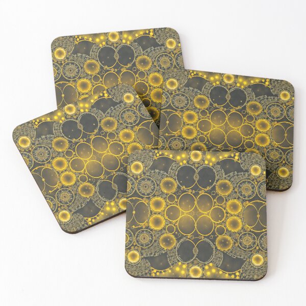 Item preview, Yellow Color Symmetric Pattern Circle! designed and sold by seunghus.