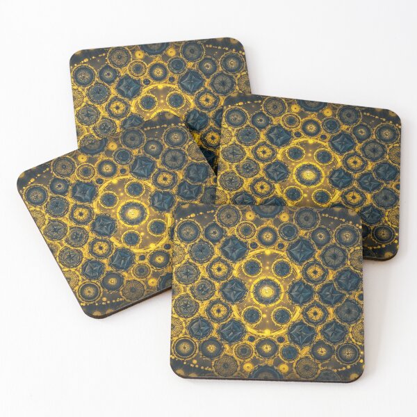 Item preview, Yellow Color Symmetric Pattern Circle! designed and sold by seunghus.
