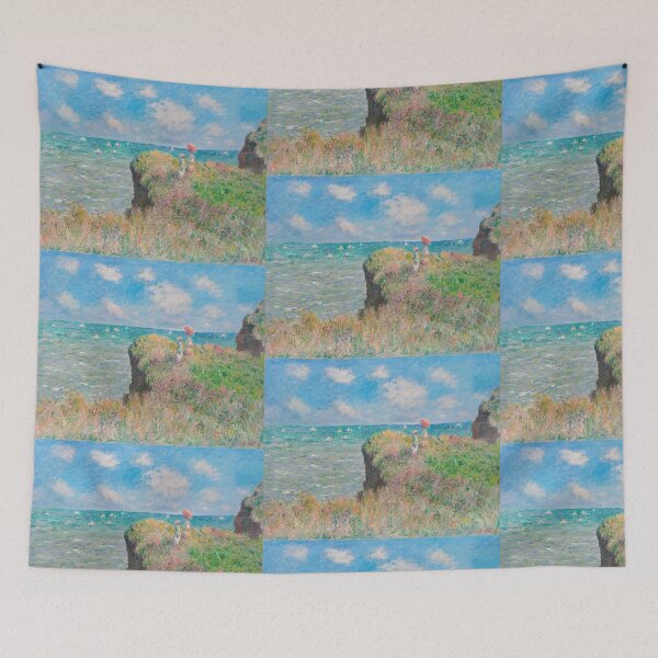 Item preview, Cliff Walk at Pourville designed and sold by fleurdesignart.