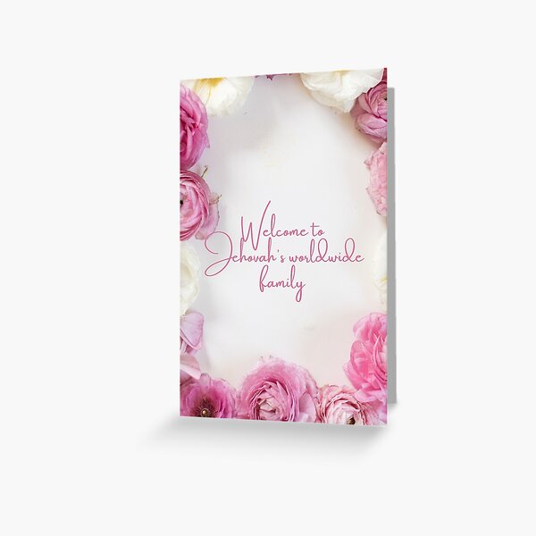 Item preview, Welcome to Jehovah's Worldwide Family | Baptism | Vertical designed and sold by JWBonneNouvelle.