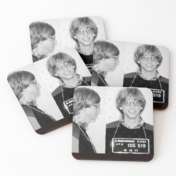 Item preview, Bill Gates Mugshot 1977 Black  designed and sold by DanMorvan.