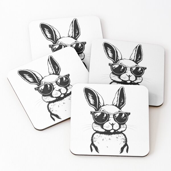 Item preview, Bunny Face With Sunglasses For Boys Men Kids Easter Day designed and sold by hg6evarog.