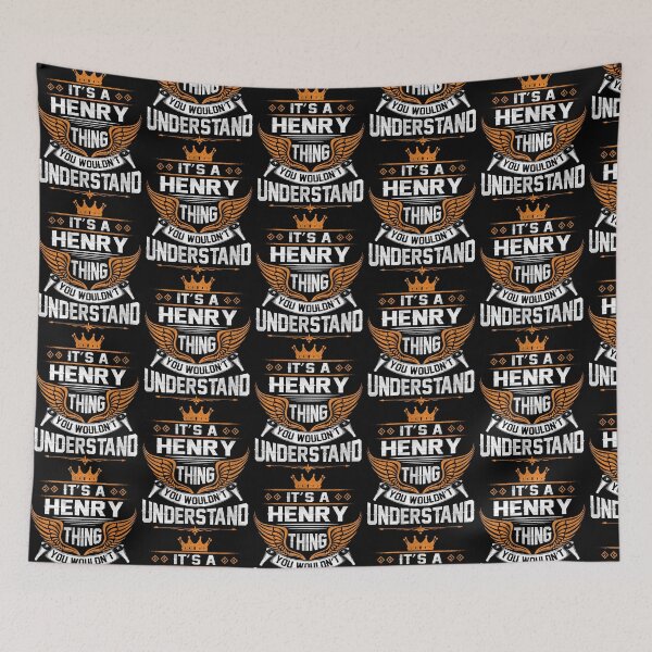 Item preview, Henry Name T - Henry Things Name Gift Item Tee designed and sold by aea-nneitner.