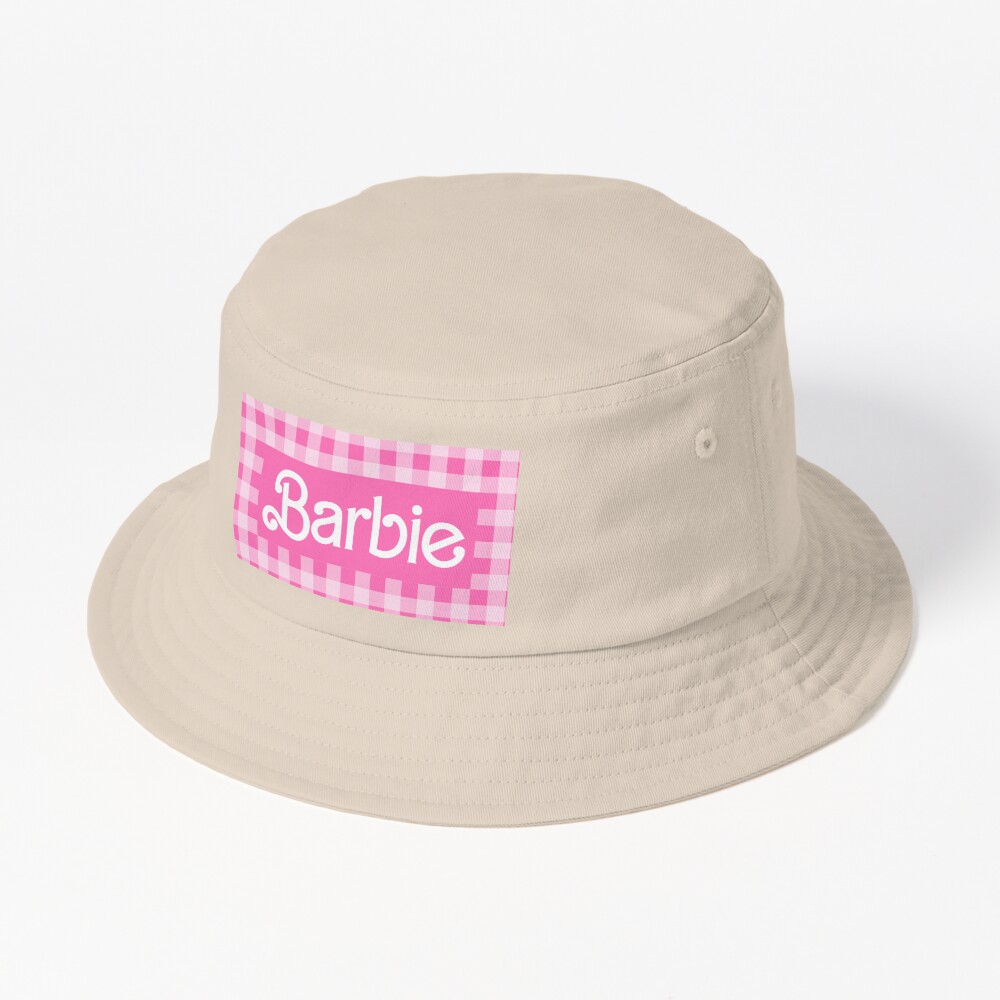 Bucket Hat - Pink/plaid - Ladies