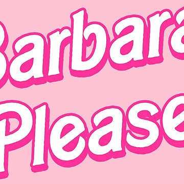 Artwork thumbnail, Barbara, Please! by cgsketchbook